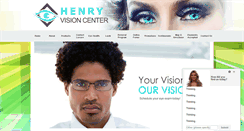 Desktop Screenshot of henryvision.net