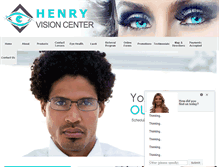 Tablet Screenshot of henryvision.net